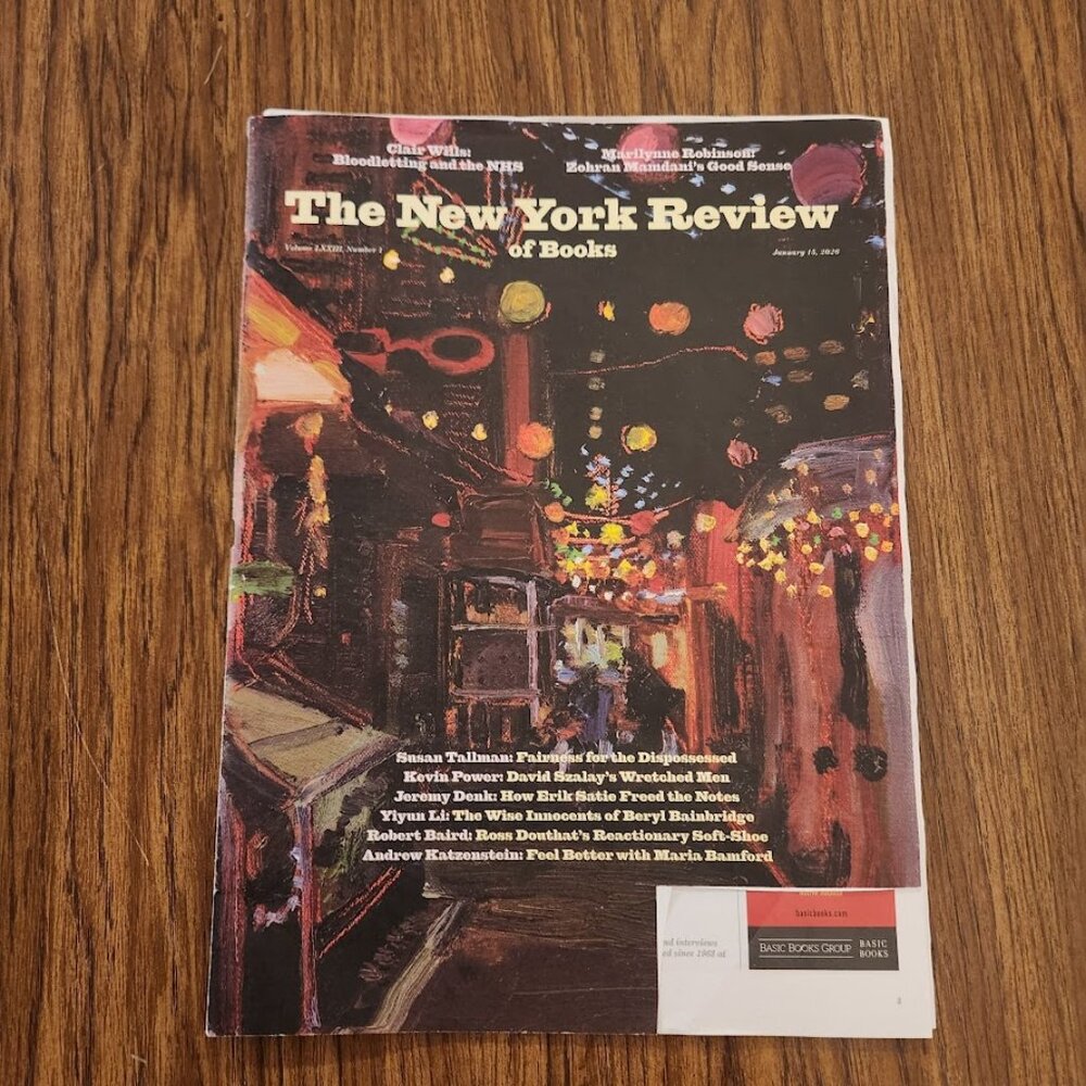The New York Review of Books January 15, 2026 Magazine Issue LXXIII Number 1 Rea